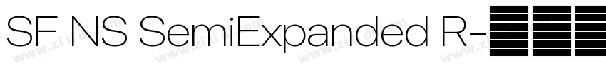 SF NS SemiExpanded R字体转换 SF NS SemiExpanded R字体转换